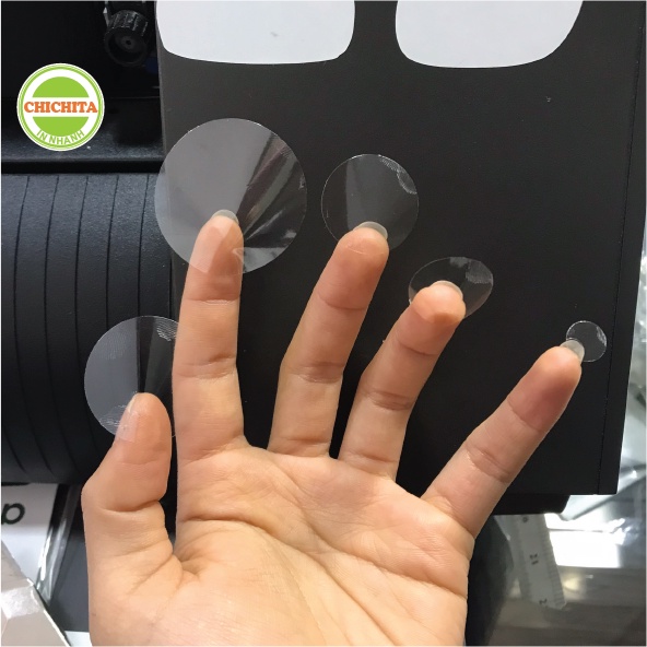 [Giá Tại Xưởng] [Hàng Có Sẵn] Combo 1000 tem niêm phong nilon trong suốt decan 1 cm, 2 cm, 2,5 cm, 3 cm, 4 cm