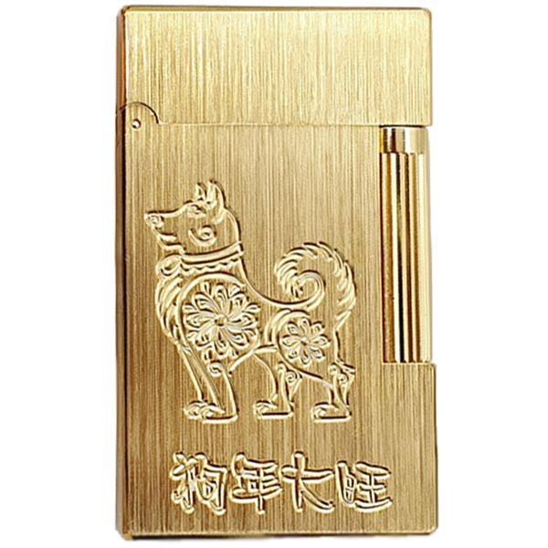 Bật lửa ST Dupont khắc chú chó D158