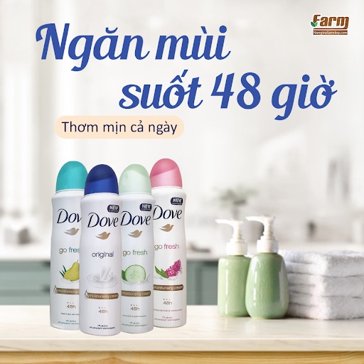 Combo 3 Chai Xịt Khử Mùi Dove Men 150ml – Châu Âu