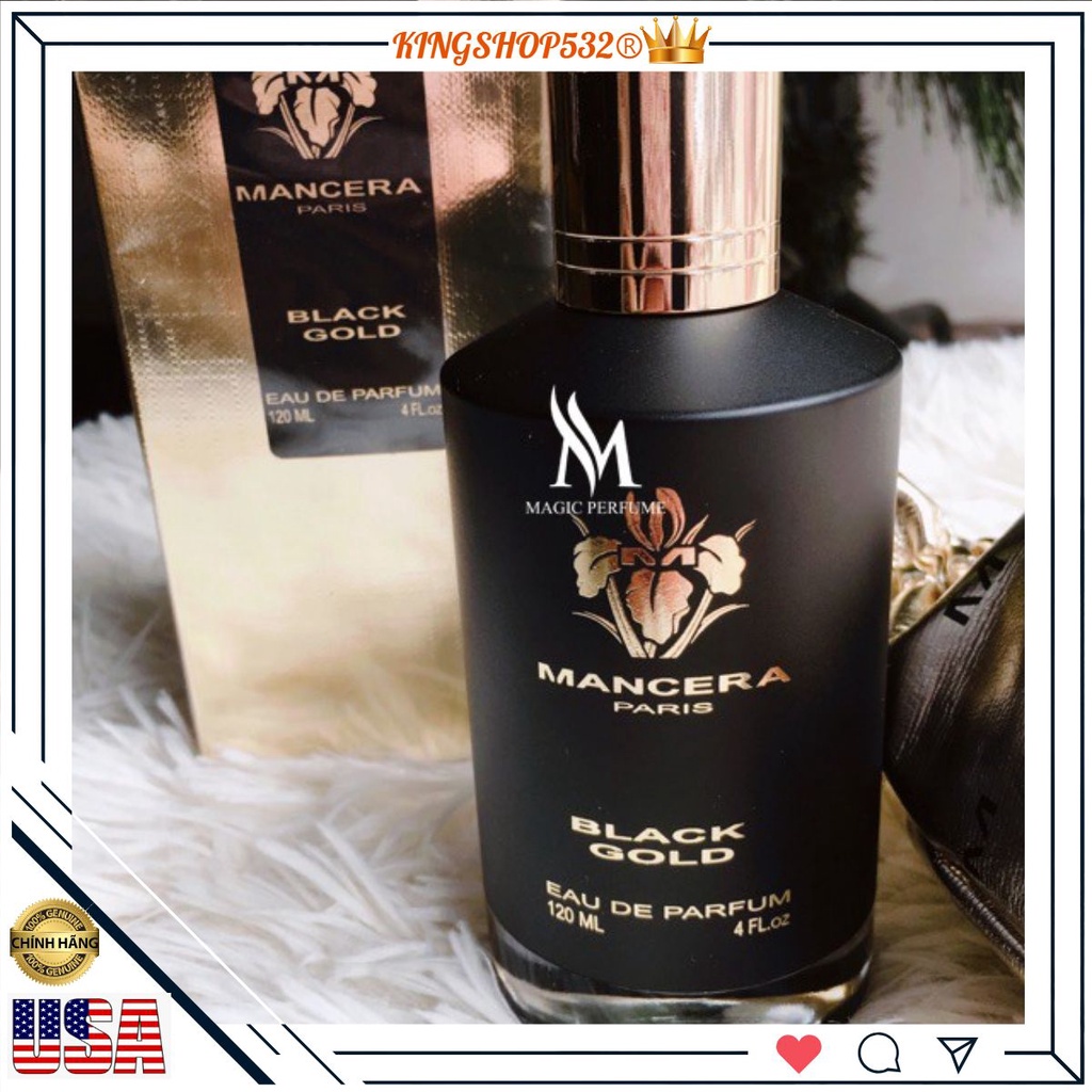 ❁ ❁ [Mẫu thử 10ml] Nước hoa Mancera Black Gold ♚♚