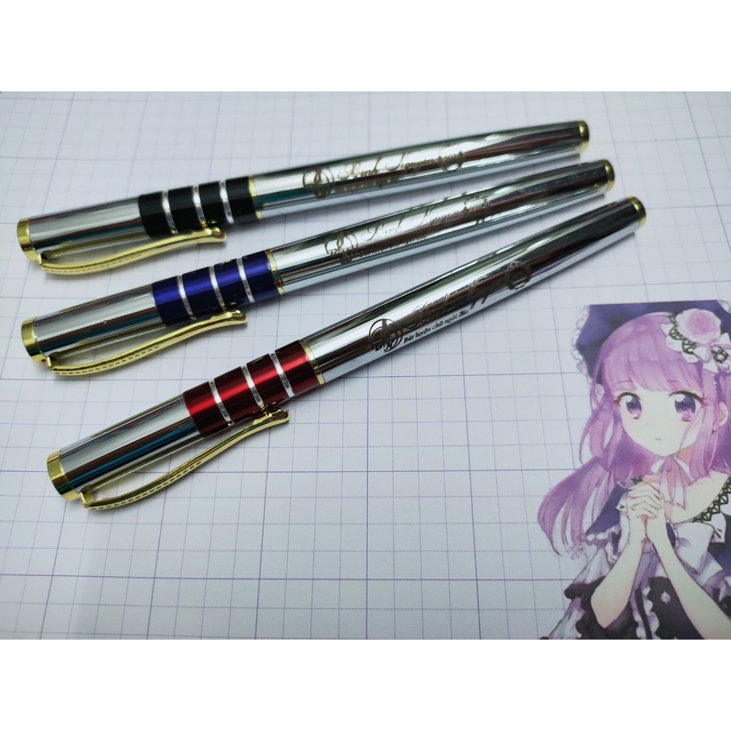 Bút máy luyện chữ đẹp Bình Nguyên 502 bút máy nét thanh đậm ngòi Thép