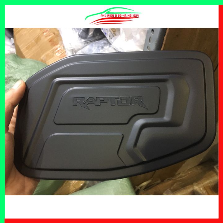Ốp nắp xăng Ranger Raptor 2021 nhựa đen bảo vệ chống trầy trang trí ô tô