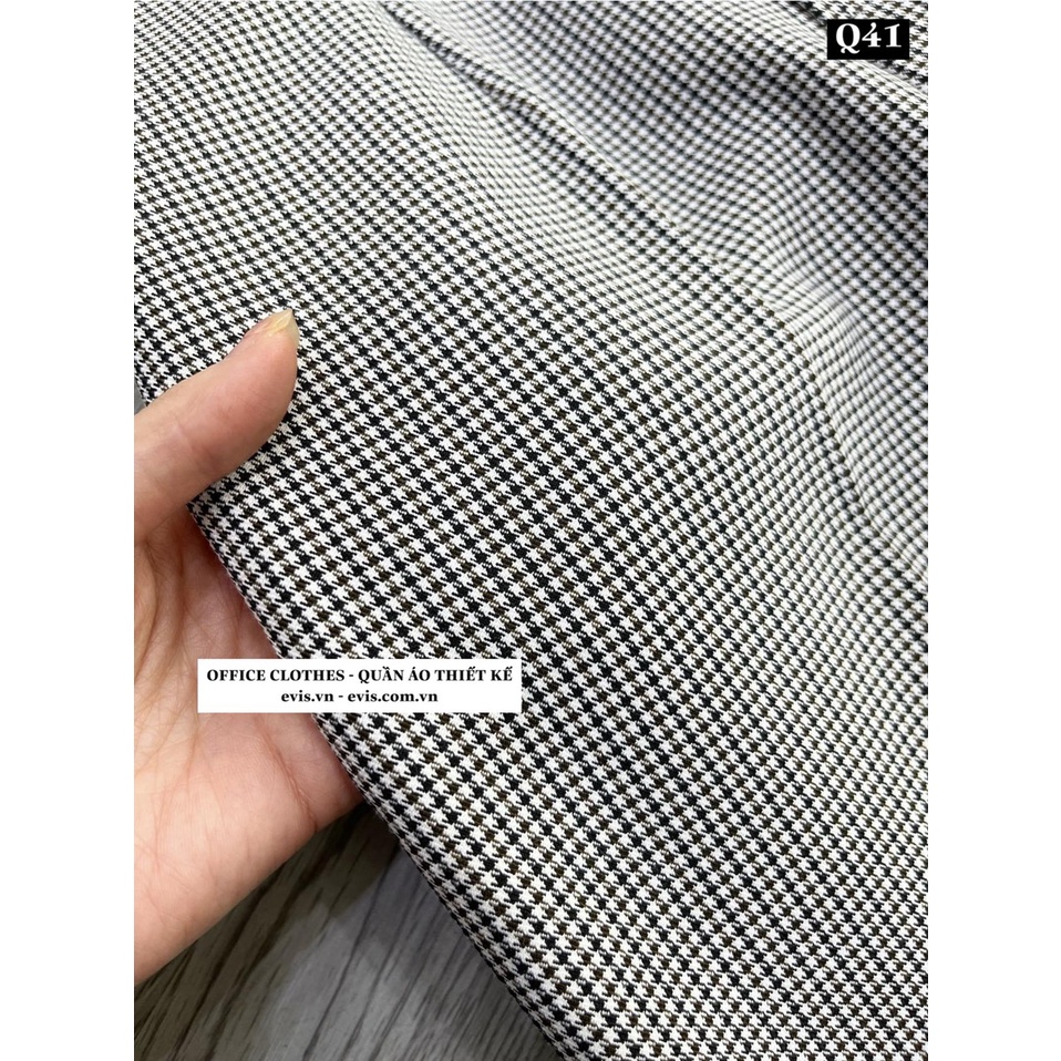 Set áo cotton co giãn quần ống suông siêu hack dáng Q41