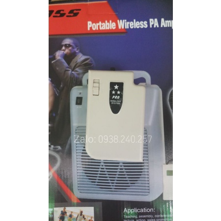 Loa trợ giảng không dây BOSS 968 có kết nối usb, bluetooth - máy trợ giảng boss