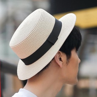 [Mũ Panama] [Bốn Mùa Phải Có] Mũ Nam Mùa Hè Tươi Nữ Du Lịch Đi Biển Kỳ Nghỉ Che Nắng Chống Nắng Flat Top Beach Top Hat Mũ Rơm Panama