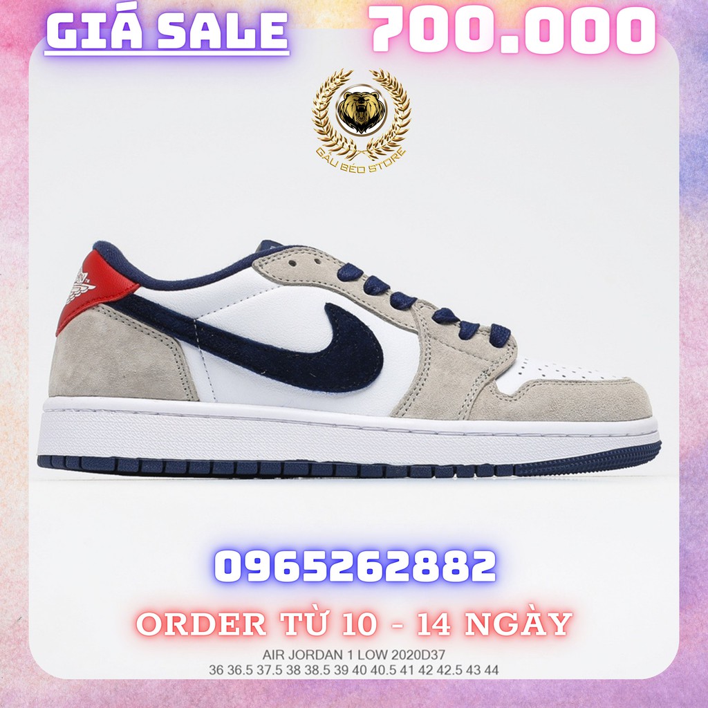 Order 1-2 Tuần + Freeship Giày Outlet Store Sneaker _Nike Air Jordan 1 Low MSP: 2020D371 gaubeostore.shop