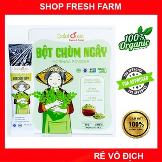 Bột chùm ngây hữu cơ sấy lạnh cho bé ăn dặm Dalahouse