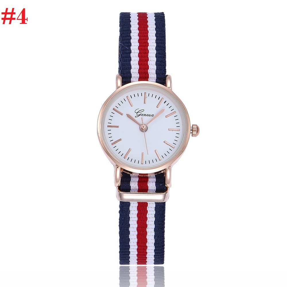 Đồng hồ thời trang nữ dây vải nato Geneva PKHRGE059