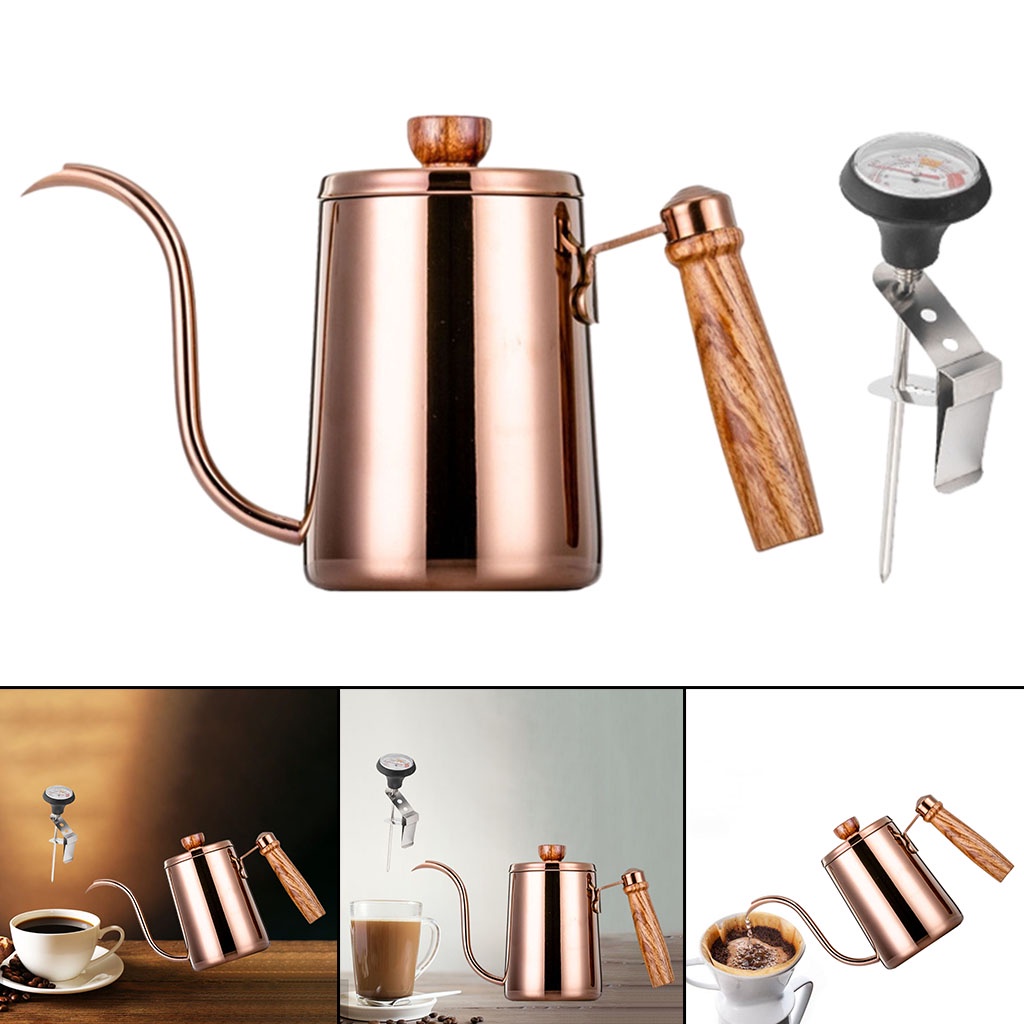 Ấm Pha Cà Phê Cổ Ngỗng Hẹp Dài 600ml Tiện Dụng