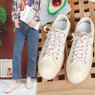 Giầy nữ sneaker cầu vồng sắc màu