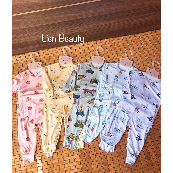 Bộ Dài Tay Leeleekids Chất Siêu Mát Cho Bé