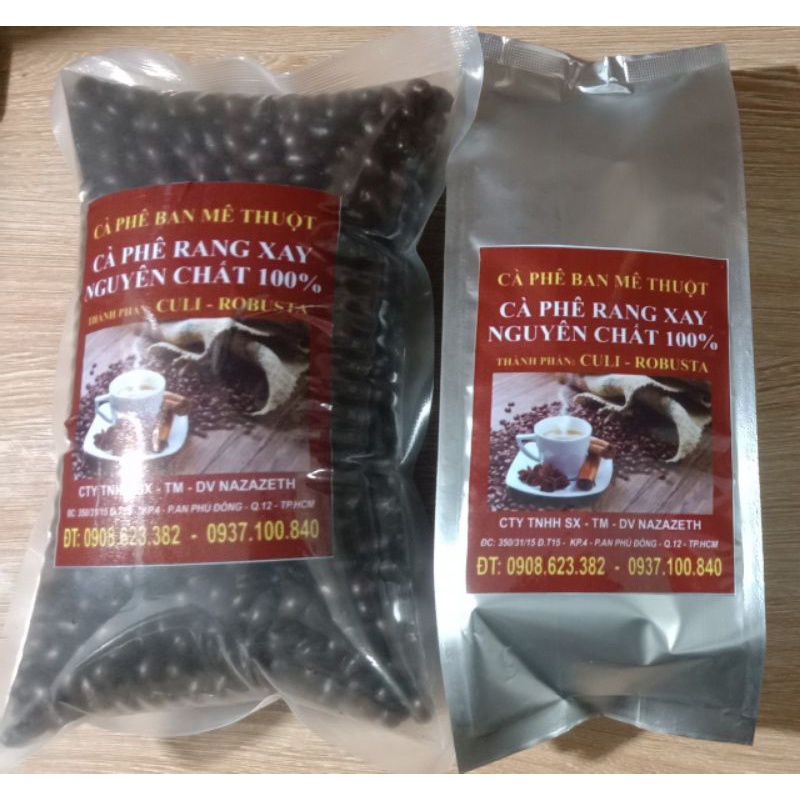 Cà Phê Rang Xay Nguyên Chất CuLi - Robusta 500g