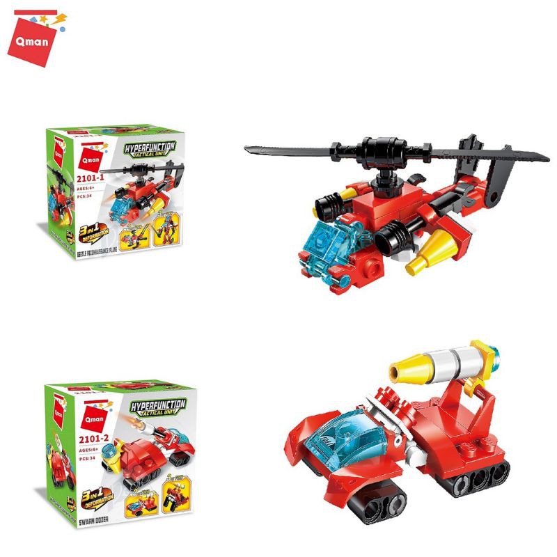 Đồ chơi xếp hình phong cách Lego của QMan