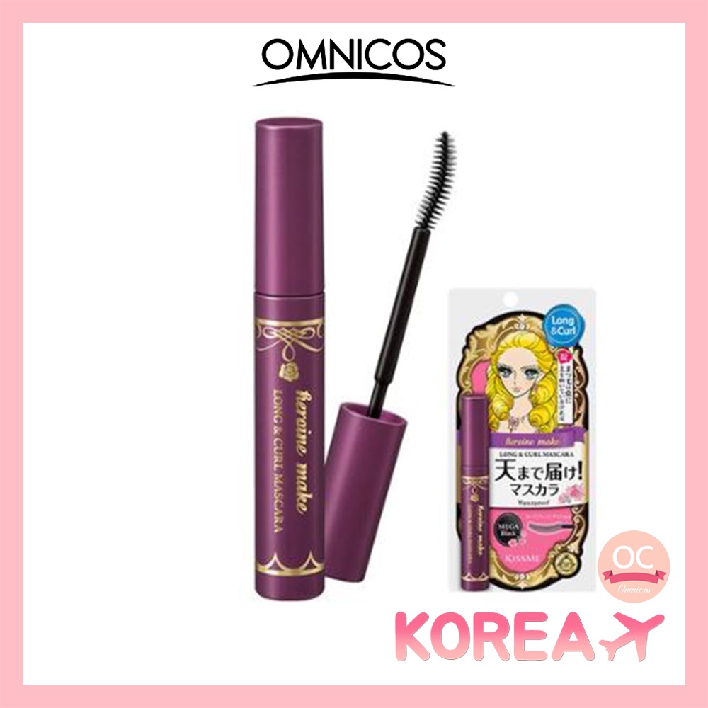 Mascara KISSME chuốt mi dài và cong trọng lượng 6g