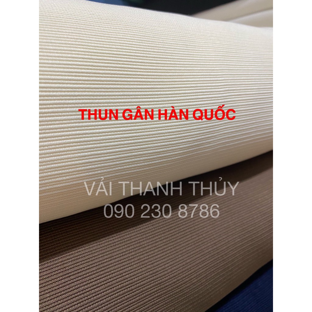 THUN GÂN HÀN - MAY ĐẦM, CHÂN VÁY