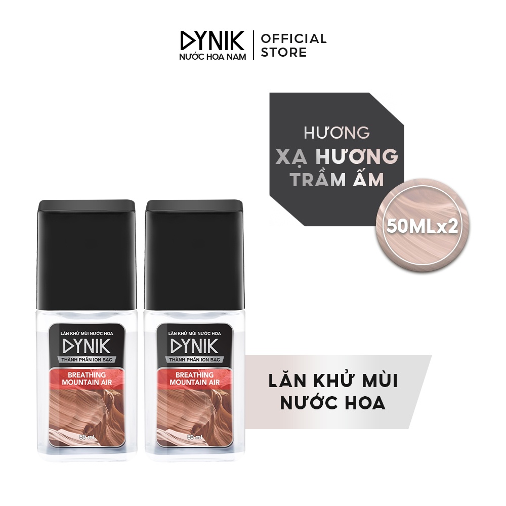 Combo 2 lăn khử mùi nước hoa Dynik 50ml/chai