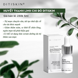 HUYẾT THANH HỖ TRỢ GIẢM MỤN ESSENCES HERBAL DITISKIN