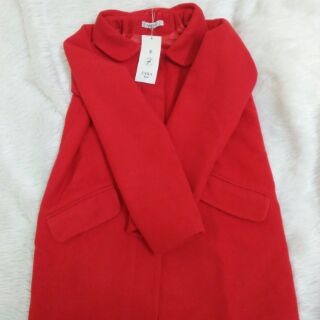 Áo dạ đỏ zara