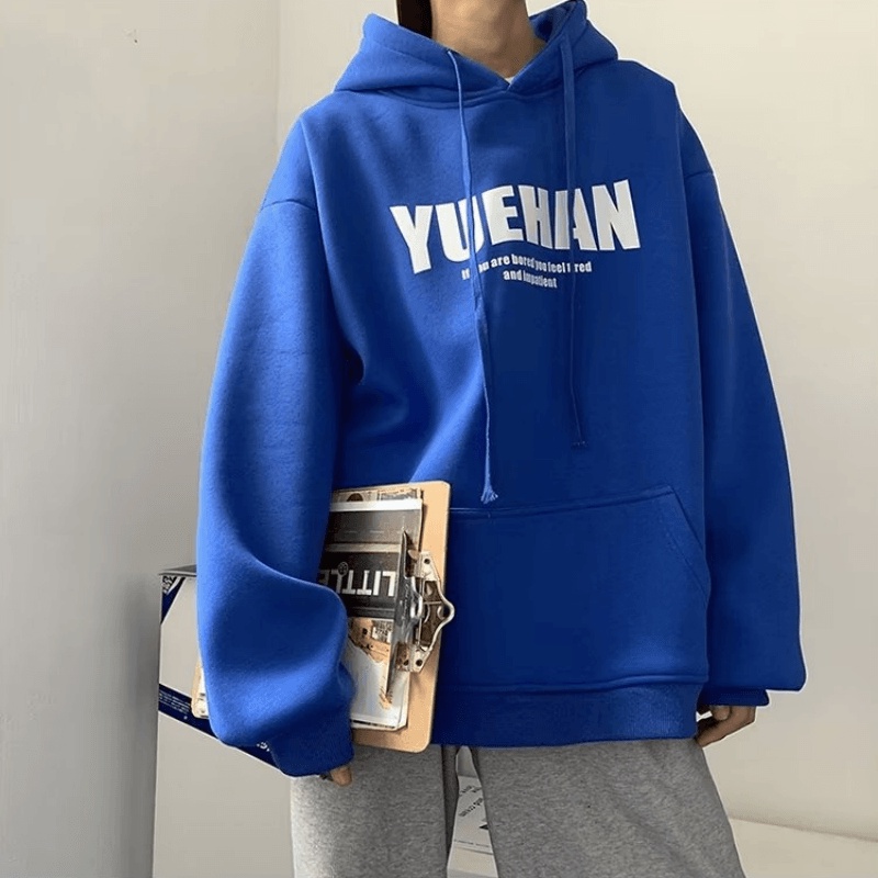 Áo hoodie In Chữ Thời Trang Hàn Quốc Chất Lượng Cao Size M-5XL Cho Nam