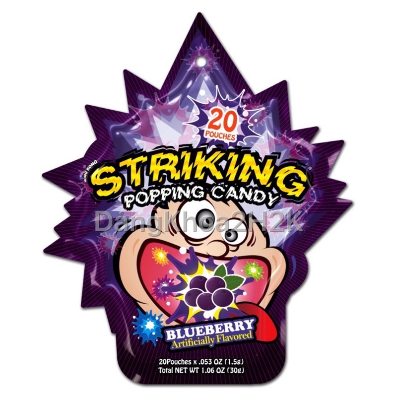Kẹo nổ Striking Hongkong 30gr-Hàng nhập khẩu công ty