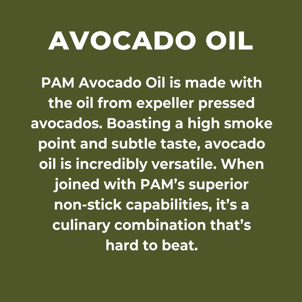 DẦU ĂN KIÊNG TỪ QUẢ BƠ DẠNG XỊT cao cấp & đa dụng  PAM Premium Avocado Non-GMO, 141g