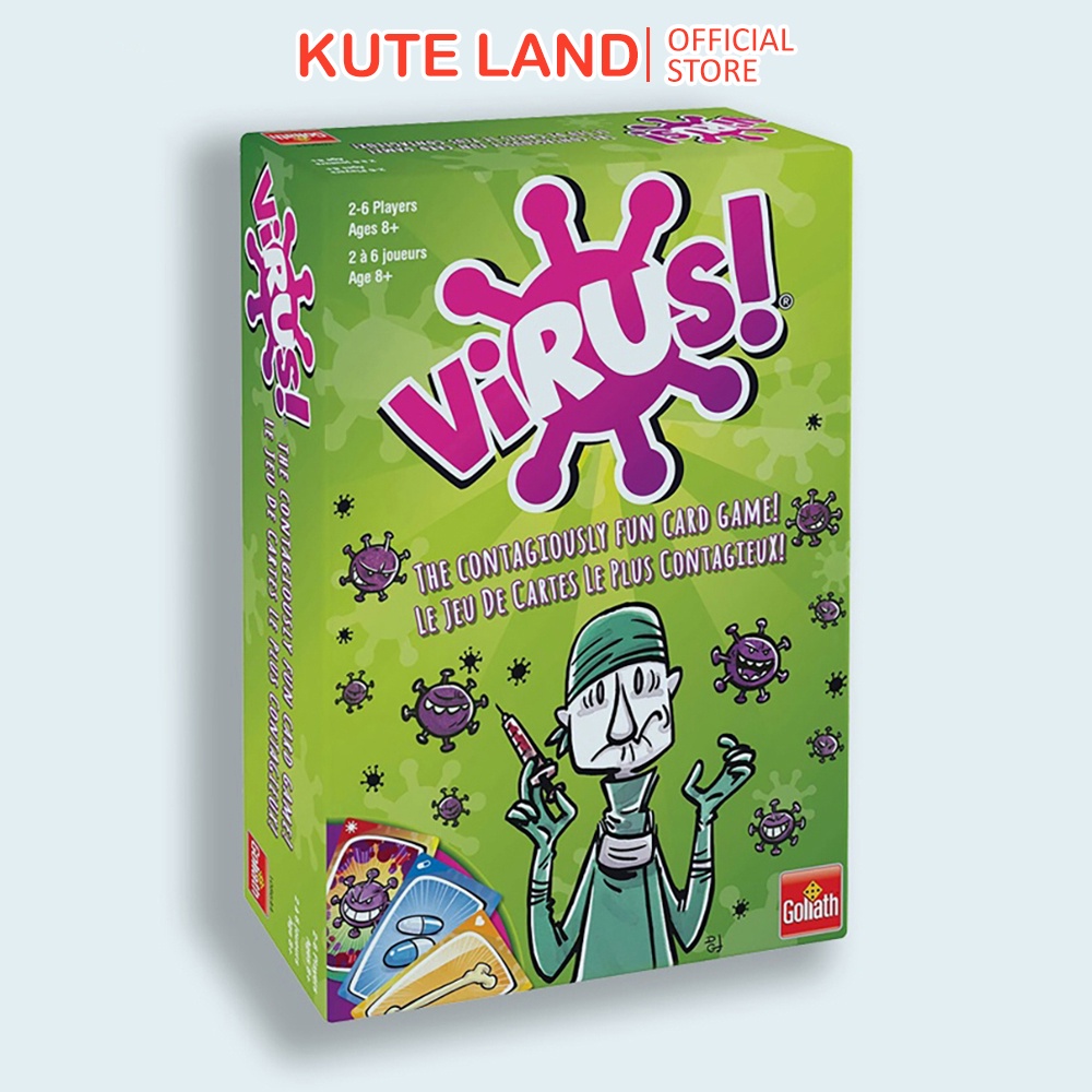 Board Game Goliath Virus Bộ Thẻ Trò Chơi Vui Nhộn BG20-1