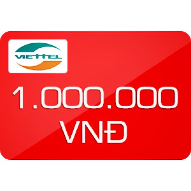 Thẻ viettel 1 triệu