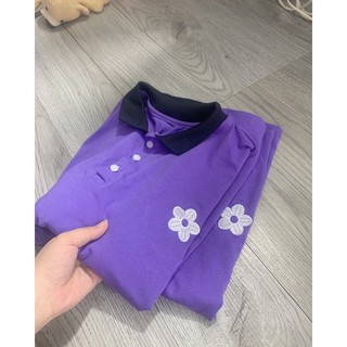 ÁO PHÔNG POLO TÍM THÊU