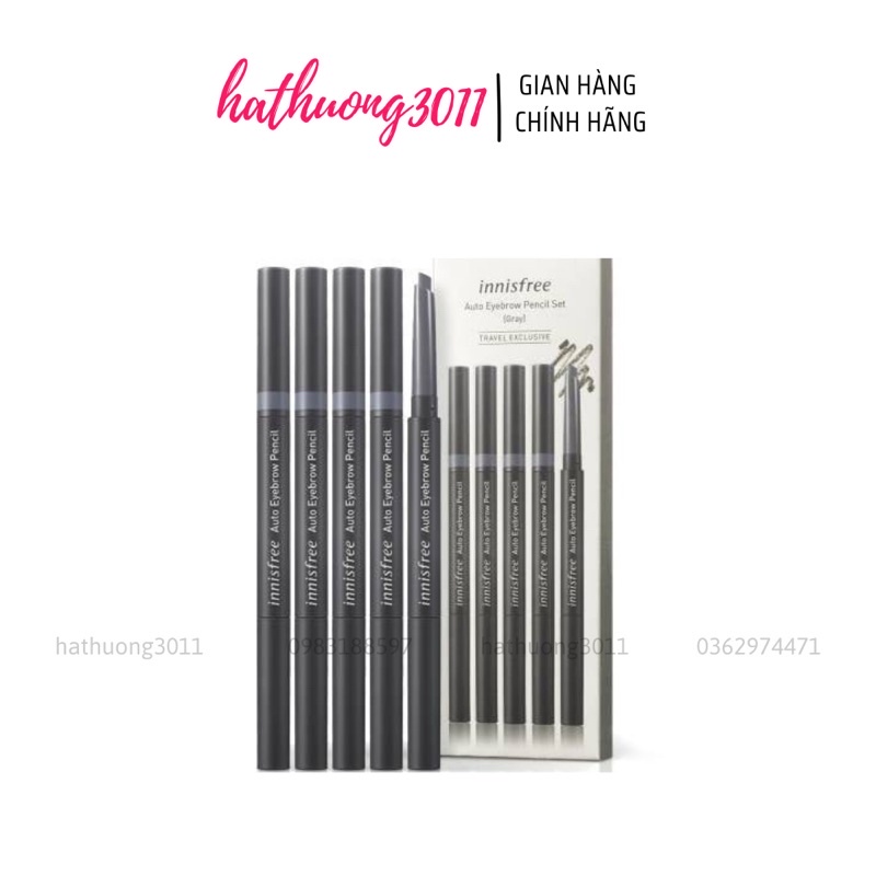 Chì kẻ mày Innisfree Auto Eyebrow Pencil