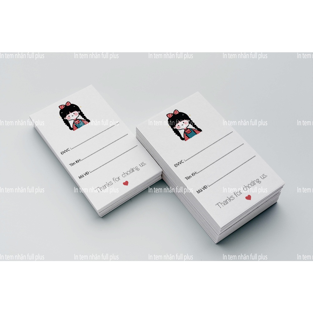 [ Sẵn ] Tem Dán Thank You, Ghi Mã Đơn Hàng, Keo Dán Sẵn Siêu Tiện Lợi