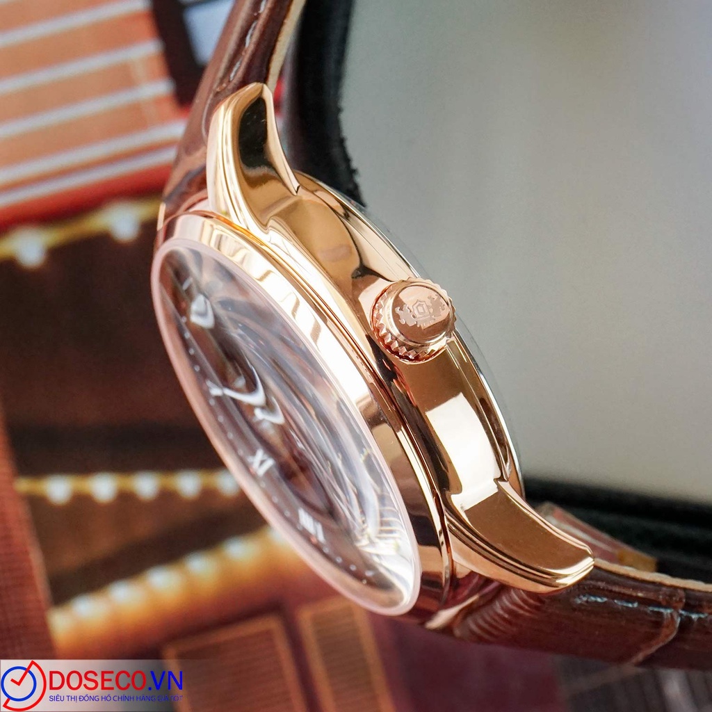 Đồng Hồ Nam Cơ Automatic Chính Hãng ORIENT SUN AND MOON GEN 3 2021 RA-AK0009T10B Dây Da Cao Cấp Kính Sapphire