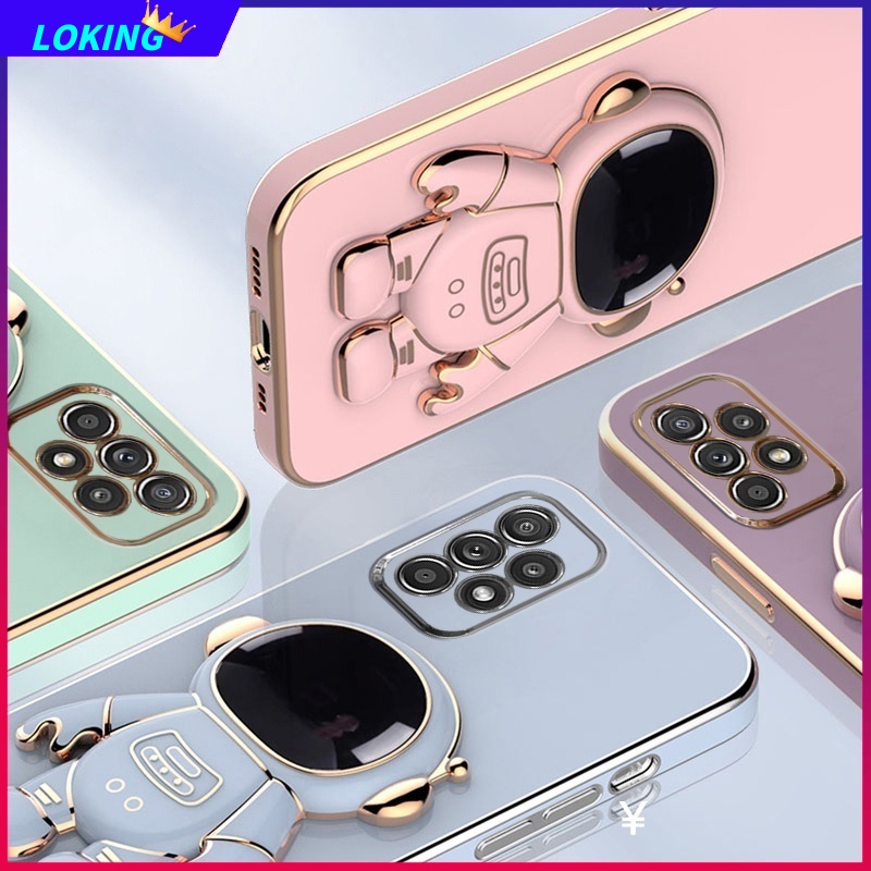Ốp Điện Thoại Silicon Mềm Có Giá Đỡ Cho Samsung Galaxy A02 A02S A21S A11 A31 A51 A71 A20 A30