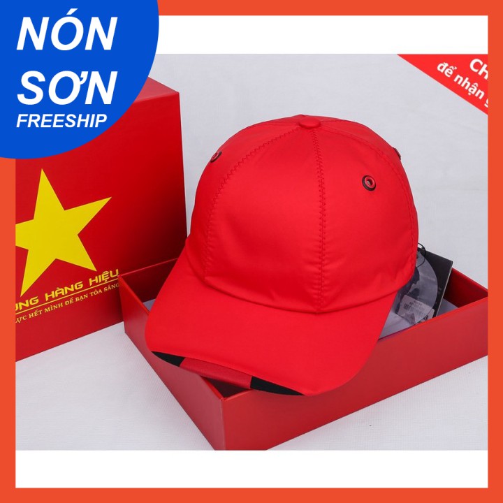 SIÊU PHẨM 2021 MỚI -  NÓN SƠN CHÍNH HÃNG -  Nón Sơn Logo 96 Màu Đỏ Mã MC122C-ĐO2