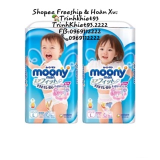 [FREESHIP70K+MÃ HOÀN XU] {CỘNG MIẾNG} TÃ dán/ quần MOONY CỘNG  MIẾNG + Tiêu chuẩn  Nội Địa Nhật Nb96/SS90/L58/ L50../