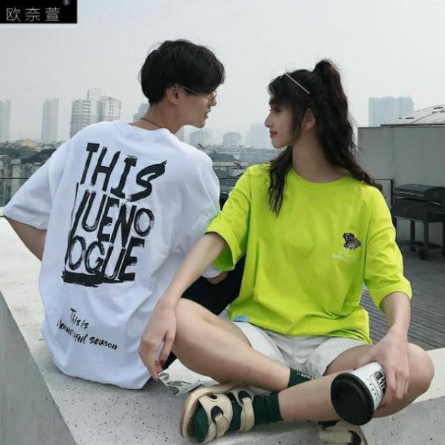 [S02][HÌNH THẬT] Áo thun nữ nam unisex căp đôi áo phông nữ tay lỡ This VUENO VOGUE chuẩn shop đẹp cá tính-BT070