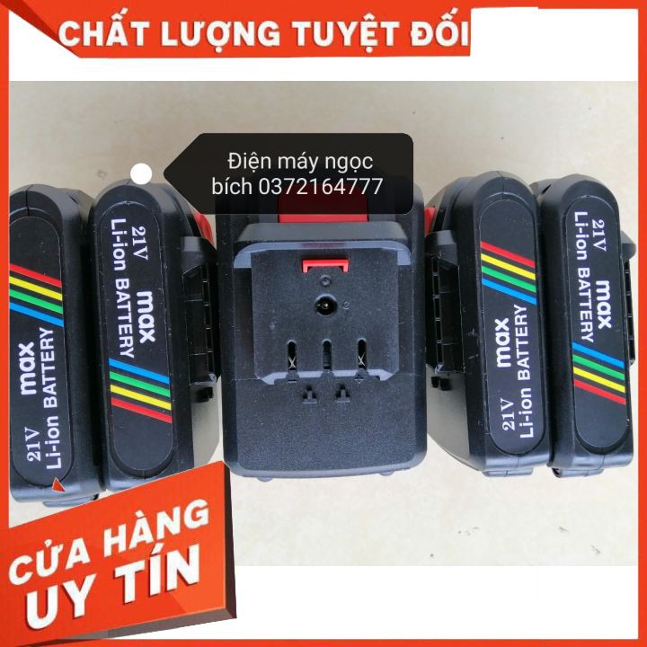 [PIN TRÂU] Pin 21v MAX VOTO Thay Thế Cho Máy 21v,24v,26v,28v Cùng Chân