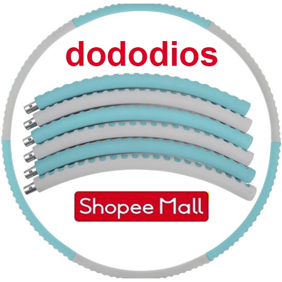 DODODIOS Vòng lắc eo giảm mỡ bụng ống thép bọc mút xốp lắp ghép cao cấp - Sản phẩm chính hãng - Kim Loai