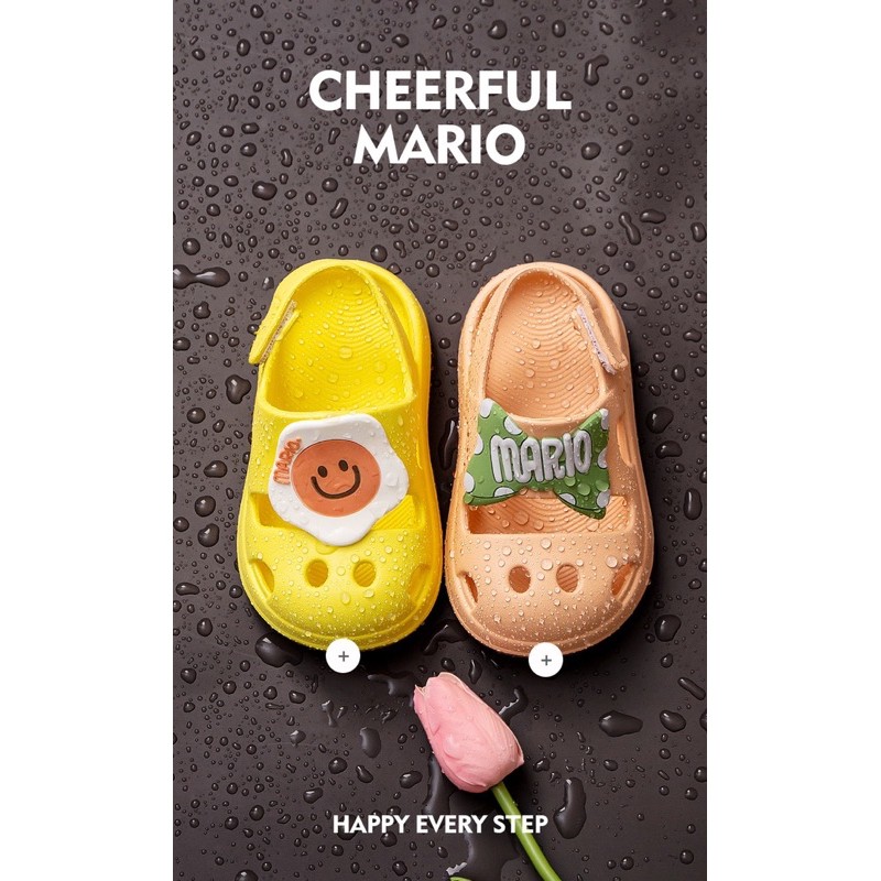&lt;MẪU MỚI 2021&gt; Sandal cho bé Cheerful Mario CHÍNH HÃNG Cho Bé