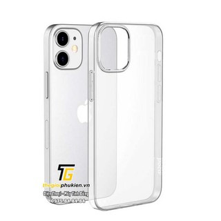 Ốp lưng iPhone 12, 12 Mini silicon dẻo trong suốt chính hãng HOCO Light