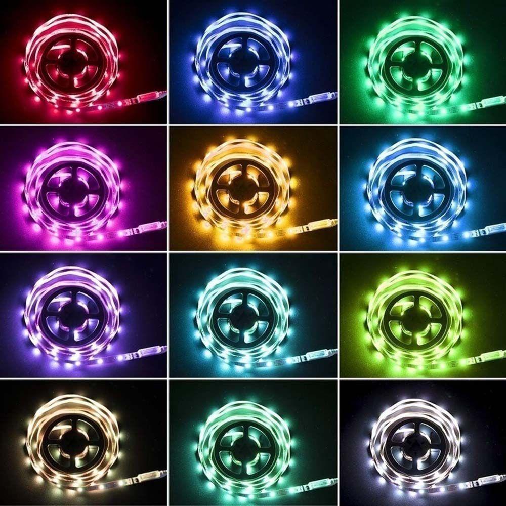 BORAG Dây Đèn Led Nhiều Màu Sắc Kết Nối Bluetooth Trang Trí Phông Nền TV