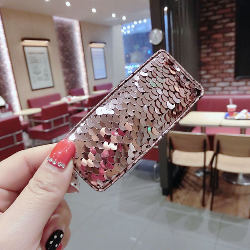 Kẹp Tóc Họa Tiết Vảy Cá Màu Gradient Cỡ Lớn Độc Đáo Cho Nữ