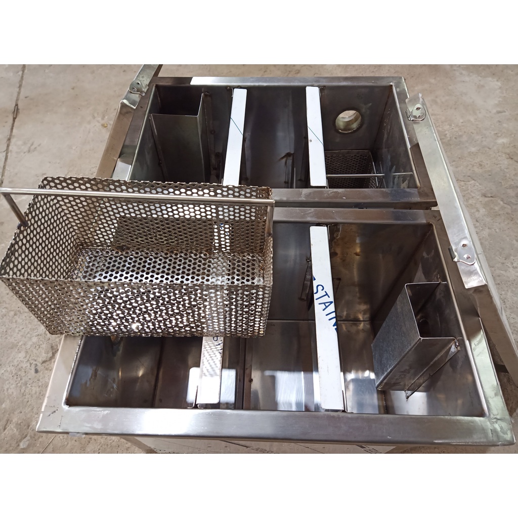 Bể tách mỡ gia đình inox 304 - 24 lít