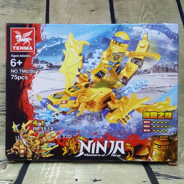 [Mã LIFE0503TOYS giảm 10% đơn 0Đ] Bộ lego Golden Dragon Fire 4in1 TM6205