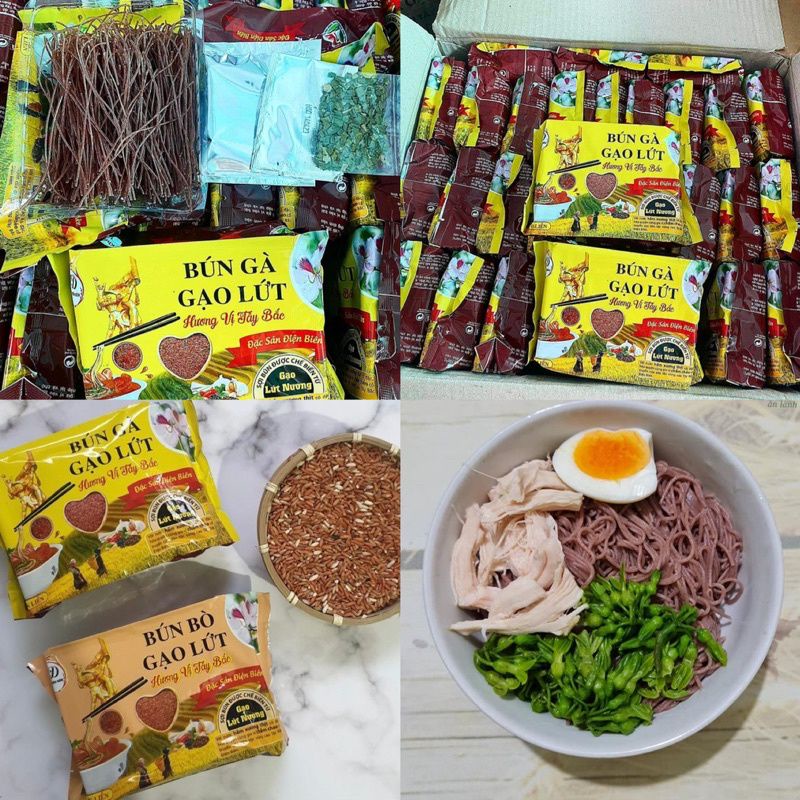 Gạo lứt-Nui-Bún-phở-hủ tiếu- bánh canh lứt Keto_Eat Clean_ thực dưỡng 500g