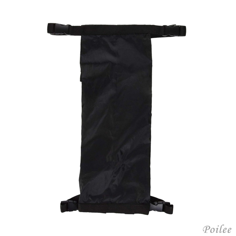 Oxygen Cylinder Bag for Wheelchairs with Buckles, Fits Any Wheelchair, Black, Heavy Duty