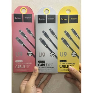 Cáp sạc 3 đầu Hoco U9 dài 1.5M (Lightning + MicroUSB + Type-C)