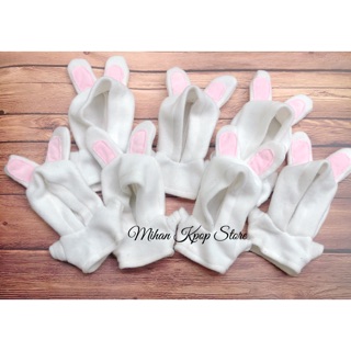 Hoodie thỏ cho doll 20cm