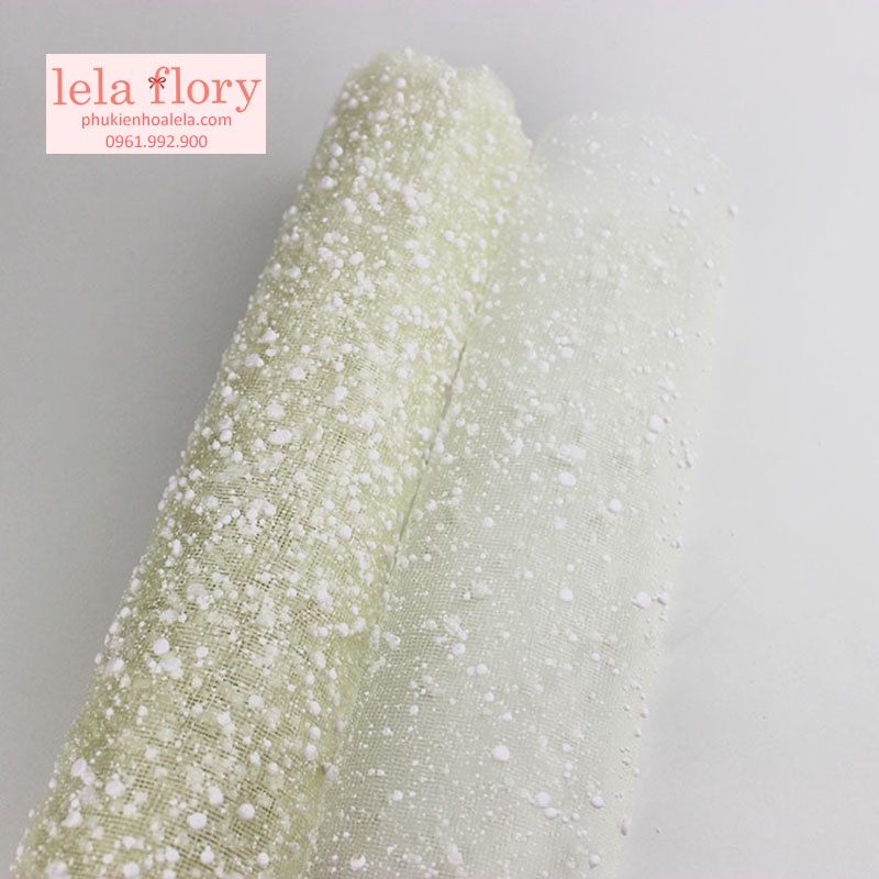 GIẤY GÓI HOA LƯỚI TUYẾT CUỘN DÀI - GIA0035