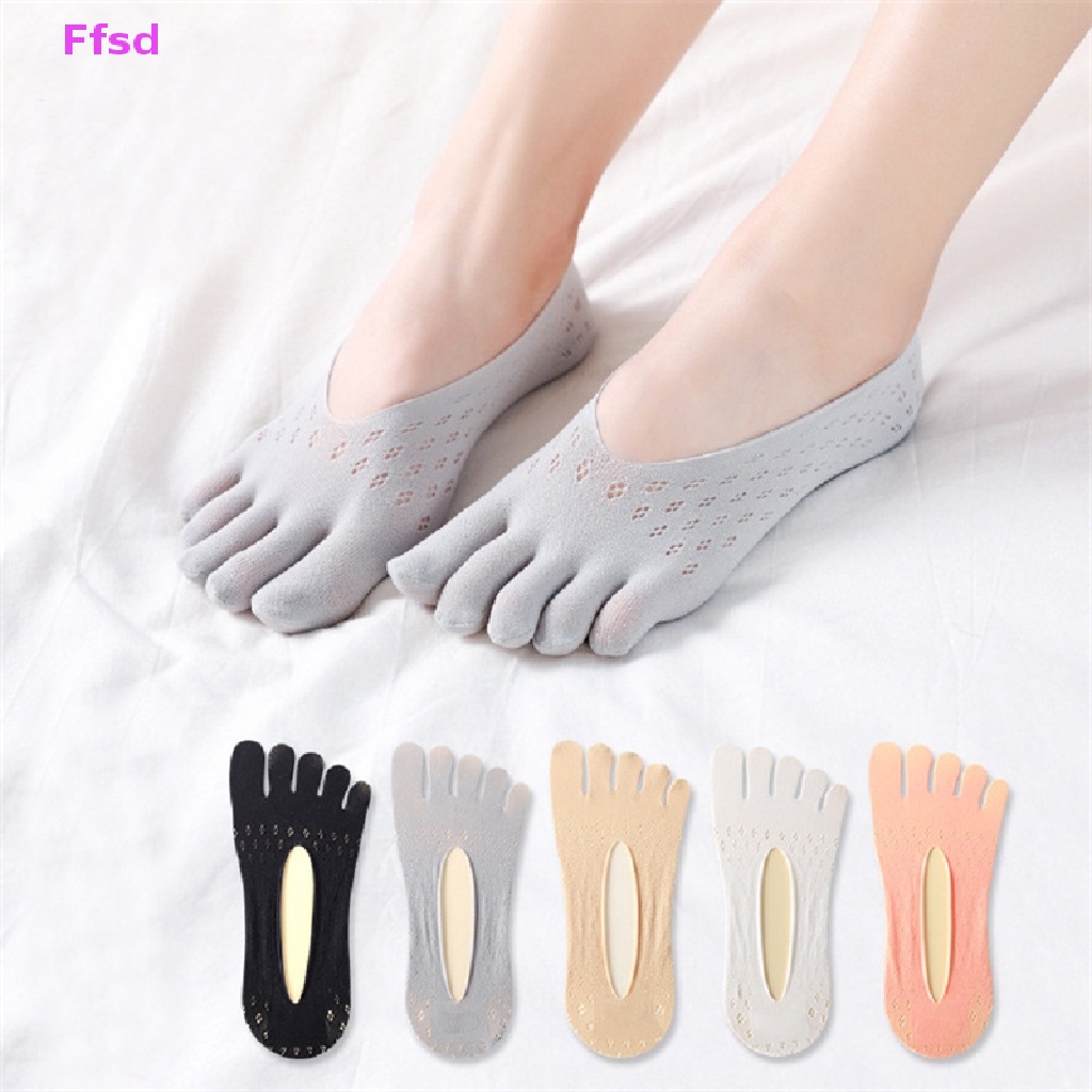 {Ffsd} Vớ Silicon Mỏng Năm Ngón Chống Trượt Thời Trang Cho Nữ * Bán Chạy