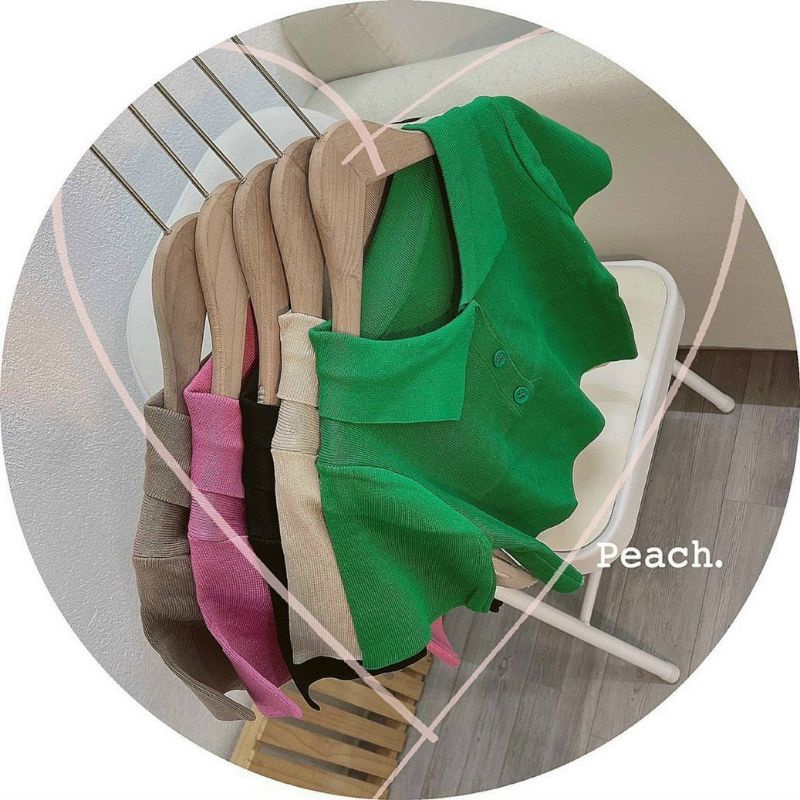 Áo thun cổ trụ phối nút cực đẹp A15 (Full màu)